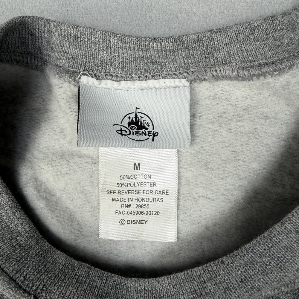 Disneyland Mickey Mouse Sweatshirt Size Medium Gray - Picture 5 of 8